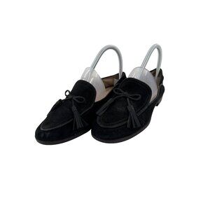Cole Haan Pinch‎ Maine Classic Black Suede Tassel Loafers Mens Shoes Size 6